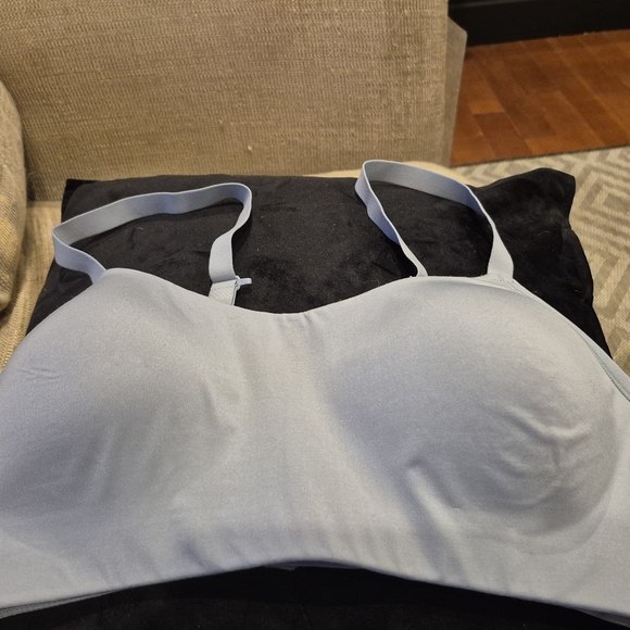 Knix Light Blue Sports Bra One& Onky Scoop Bra Size L - Picture 3 of 16